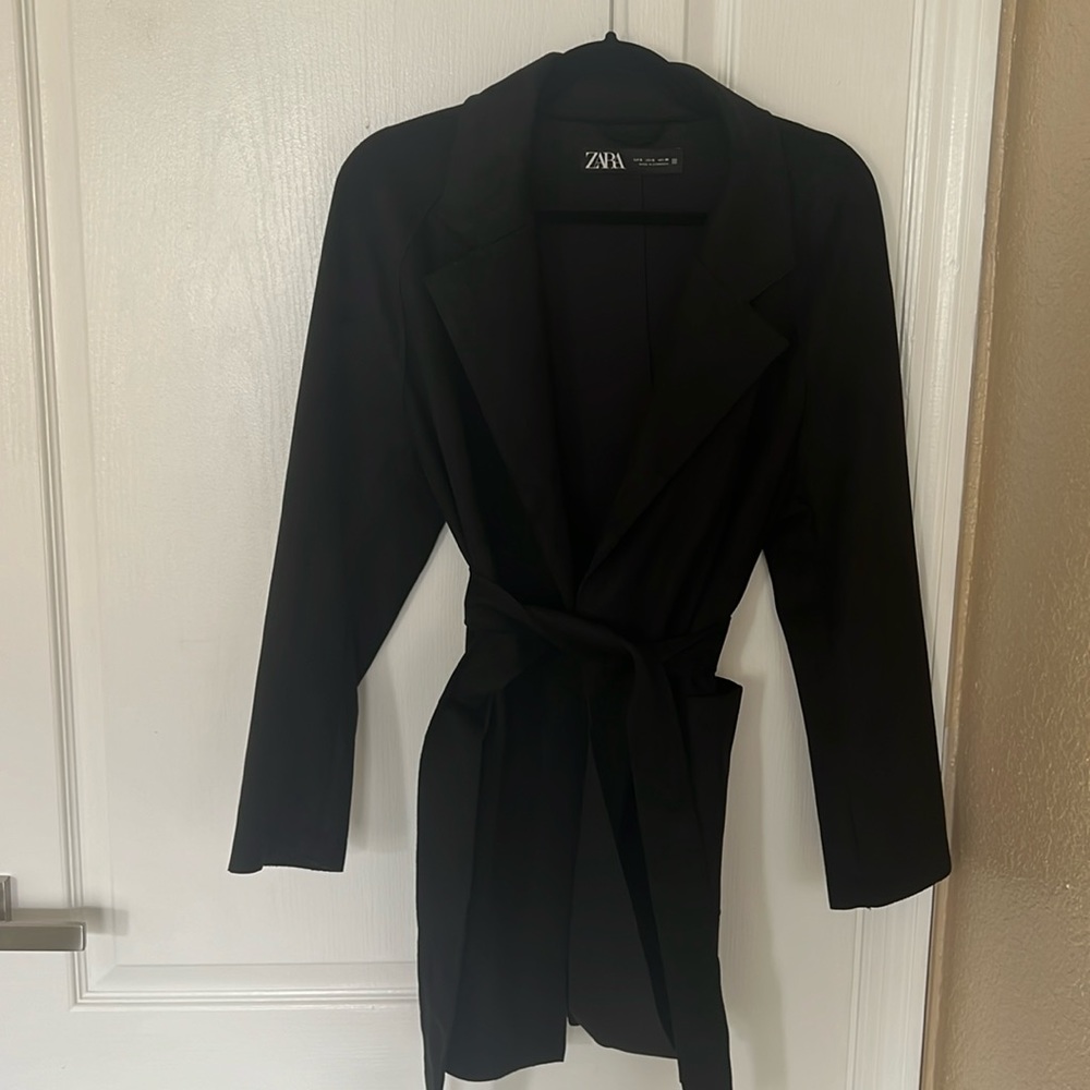 Velvet coat duster